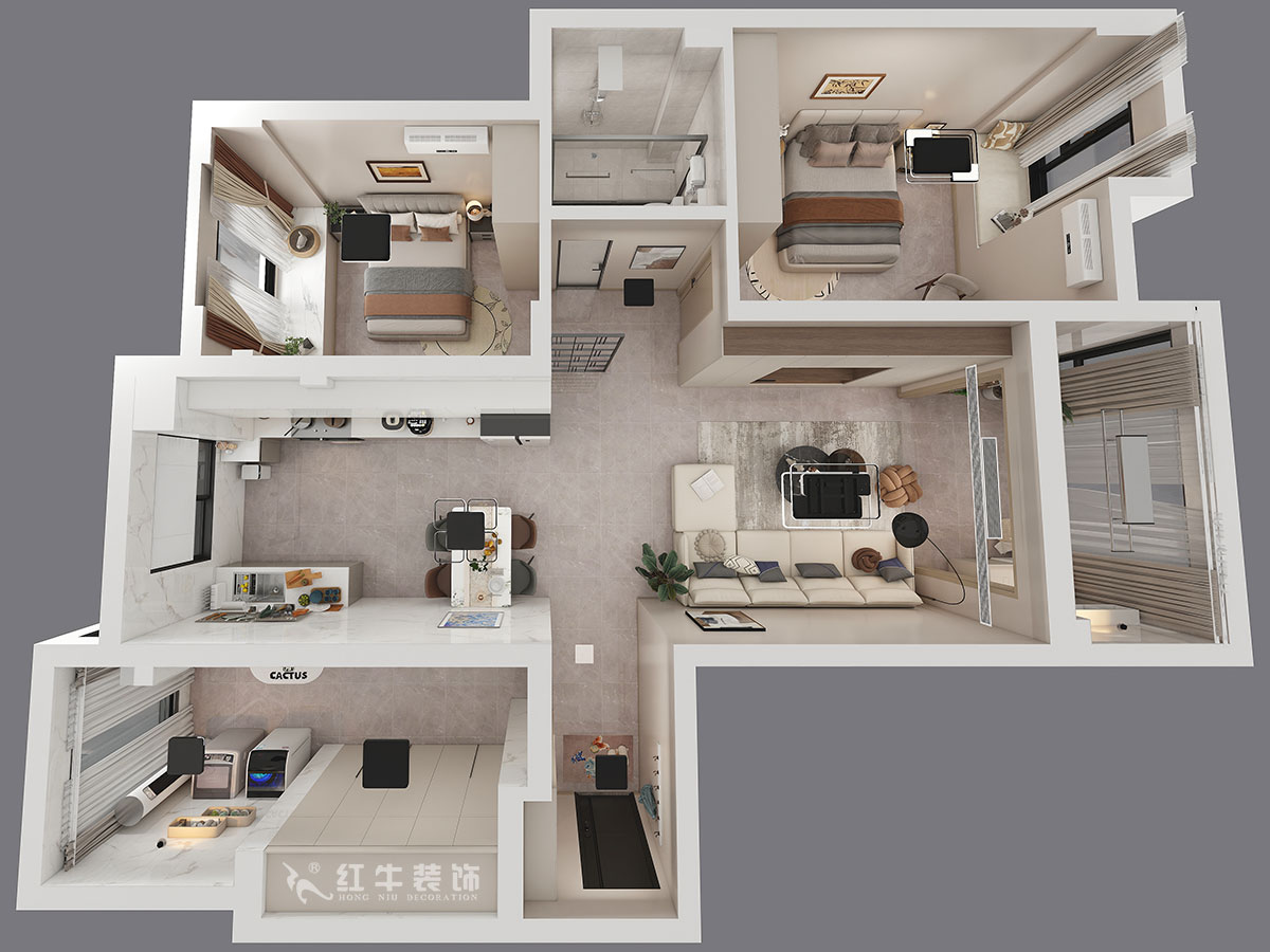 孟宪涛｜碧桂园凤凰城翰林湾9-304-120㎡-现代简约风格｜3室2厅1卫｜新房装修｜定制家｜全包16